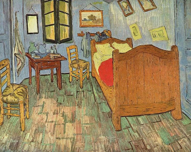 Vincent Van Gogh Vincents Schlafzimmer in Arles